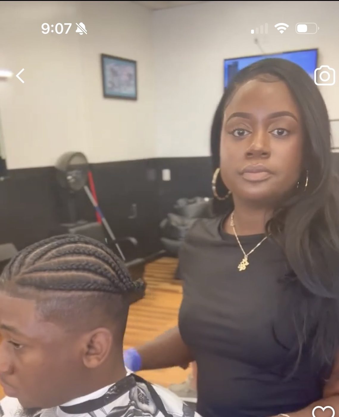 Amandi at Keep It Fresh Barbershop