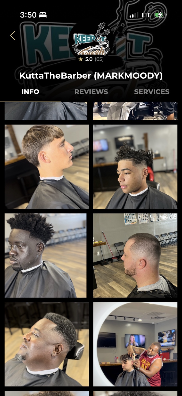 Mark Kutta haircut gallery collage