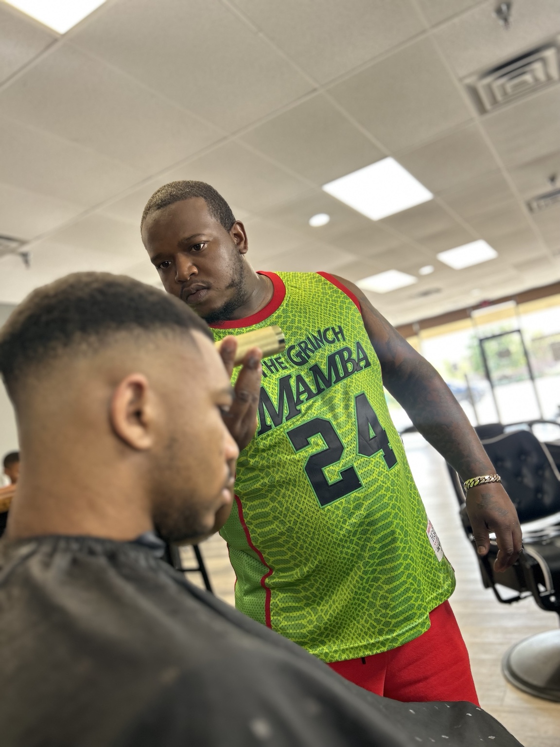 Mark “Kutta” at Keep It Fresh Barbershop
