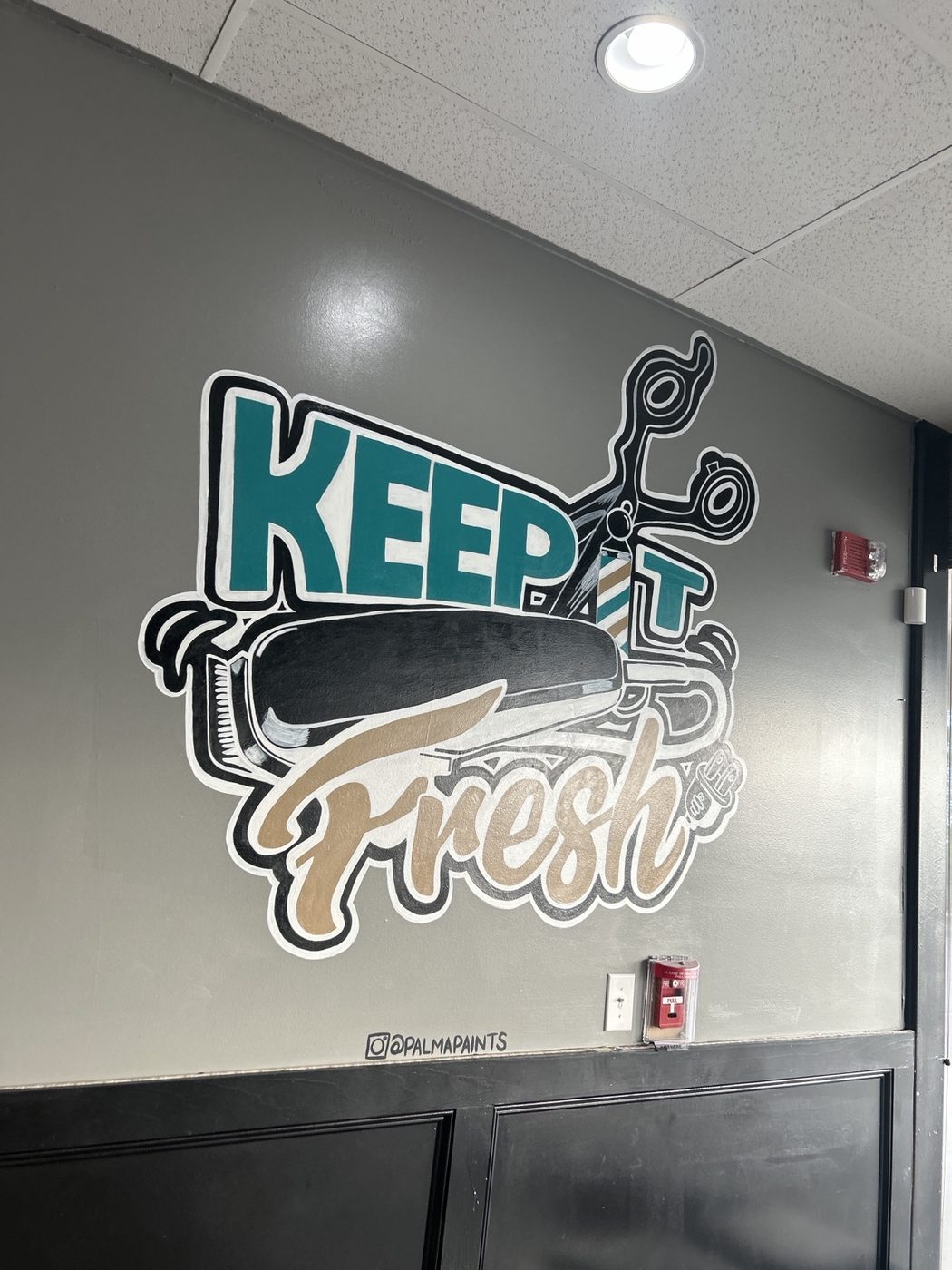 Keep It Fresh logo wall