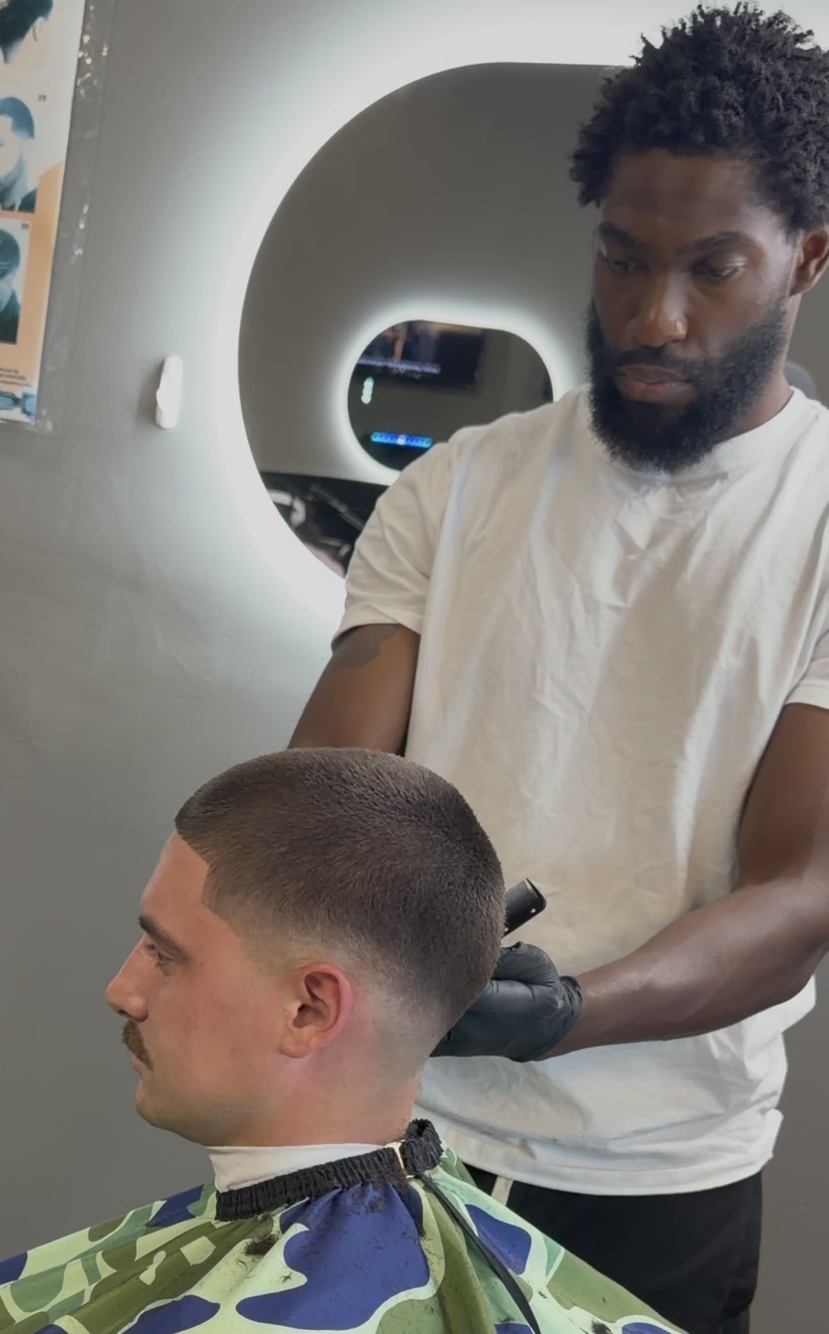 Zae / Nastee Cutz at Keep It Fresh Barbershop